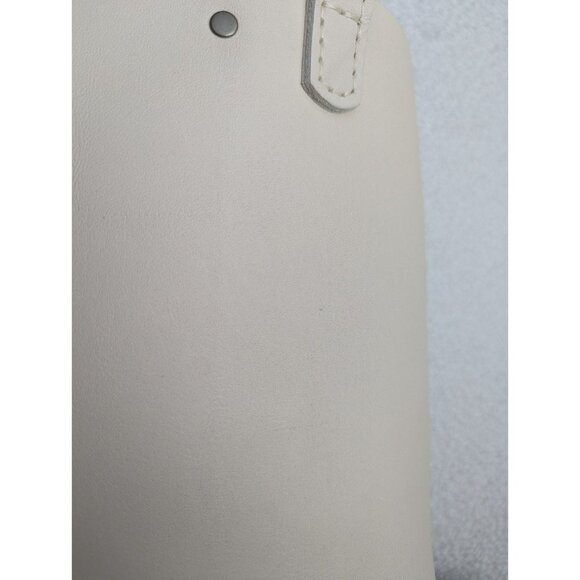 NEW Portland Leather Goods 'Almost Perfect' Mini Crossbody Tote Bone/Off White - Picture 3 of 11